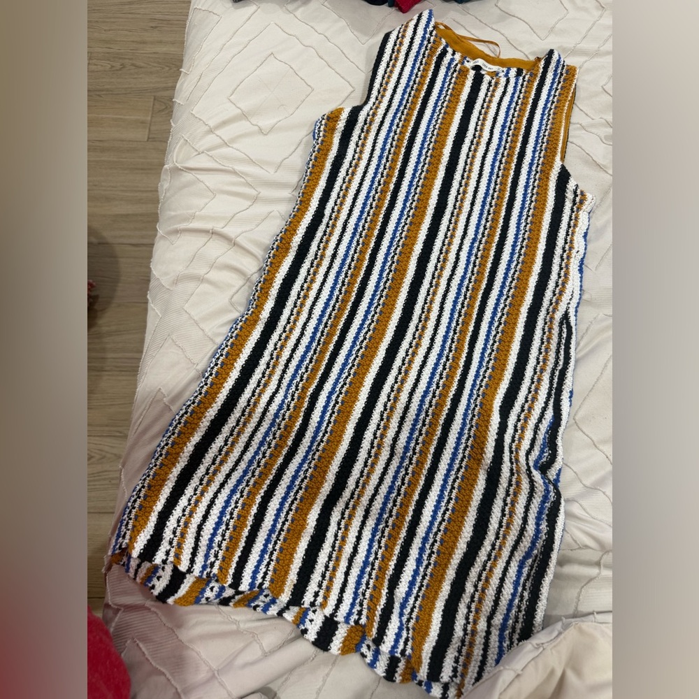 Zara Multicolor Striped Knit dress